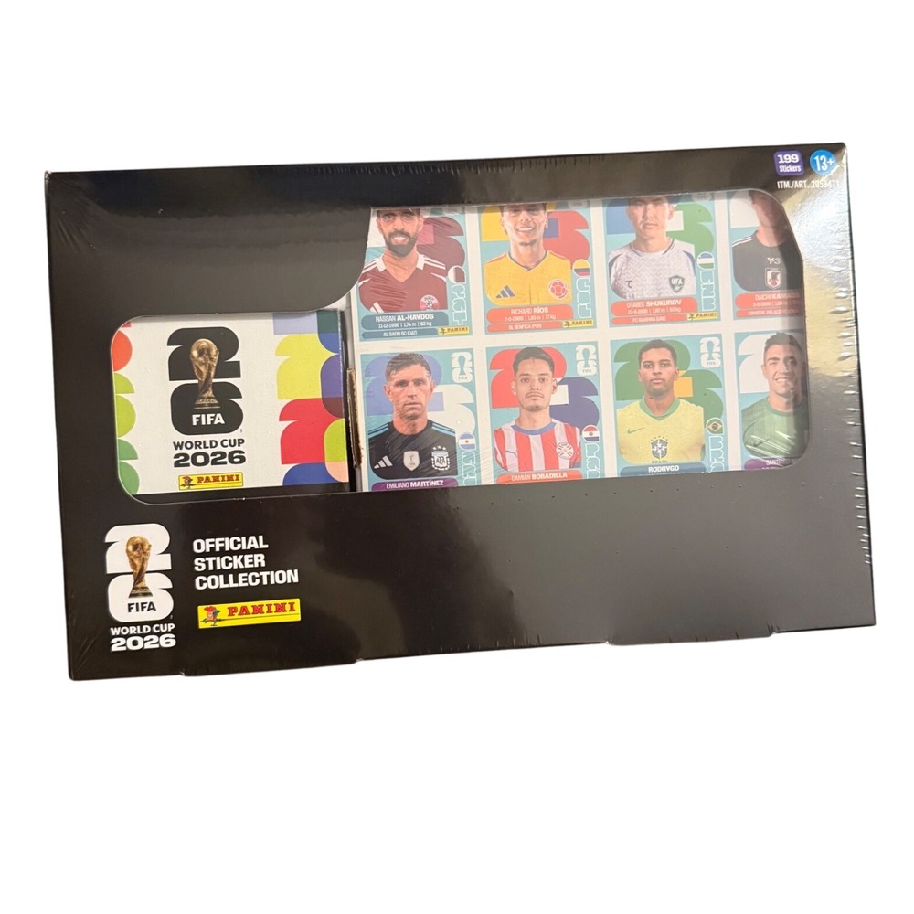 Panini FIFA World Cup 2026 Official Sticker Collection Box 50 Factory Sealed USA